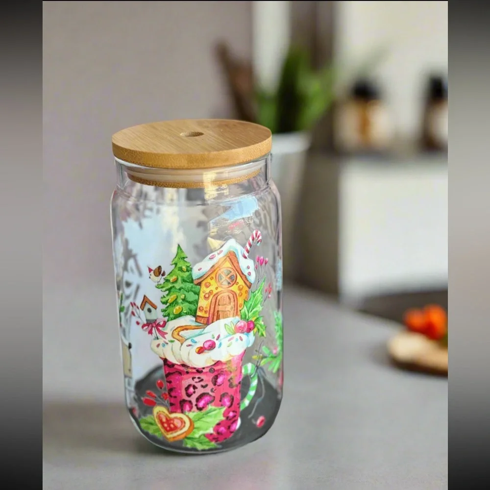 Believe Xmas glass‎ cup